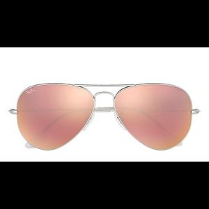 Ray-Ban copper flash aviators